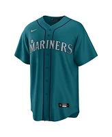 Men's Nike Aqua Seattle Mariners Alternate Replica Team Jersey