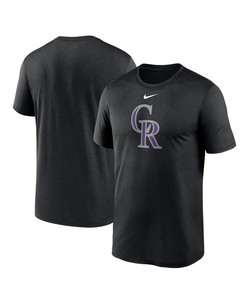 Men's Nike Black Colorado Rockies New Legend Logo T-shirt