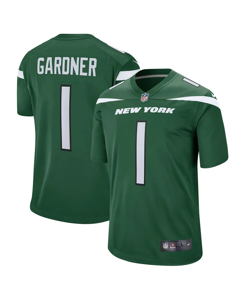 Men's Nike Ahmad Sauce Gardner Green New York Jets Player Game Jersey