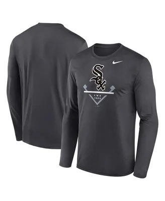 Men's Nike Anthracite Chicago White Sox Icon Legend Performance Long Sleeve T-shirt