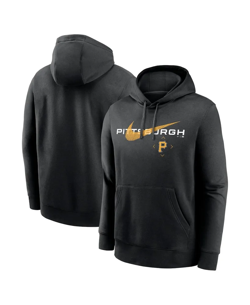 Men's Nike Black Pittsburgh Pirates Swoosh NeighborHOOD Pullover Hoodie