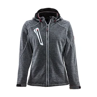 RefrigiWear Women's Fleece Lined Extreme Sweater Jacket with Removable Hood