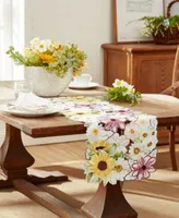 Elrene Sunflower Daisies Table Linens Collection