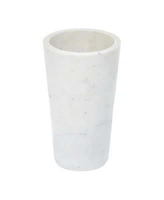 Ab Home 2-in-1 Marble Candle Holder Flower Vase, 3.9" D x 6.9" H