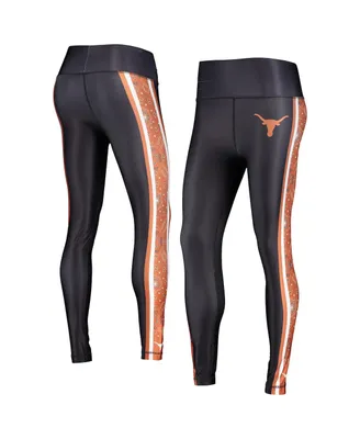 Women's Concepts Sport Black Texas Longhorns Dormer Knit Leggings