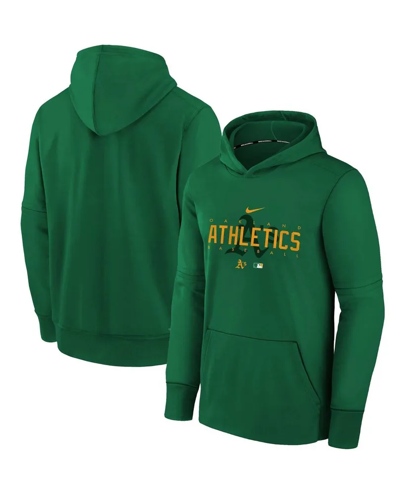 Men's Green Bay Packers Nike Green Fan Gear Primary Logo Therma Performance  Pullover Hoodie