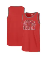 Men's '47 Brand Red Los Angeles Angels Winger Franklin Tank Top