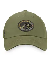 Men's Top of the World Olive Iowa Hawkeyes Oht Military-Inspired Appreciation Unit Adjustable Hat