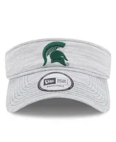 Men's New Era Gray Michigan State Spartans Logo Adjustable Visor