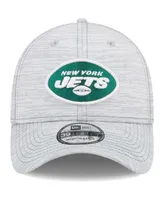 Men's New Era Gray York Jets Speed 39THIRTY Flex Hat