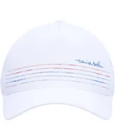 Men's Travis Mathew White Crystal Blue Snapback Hat