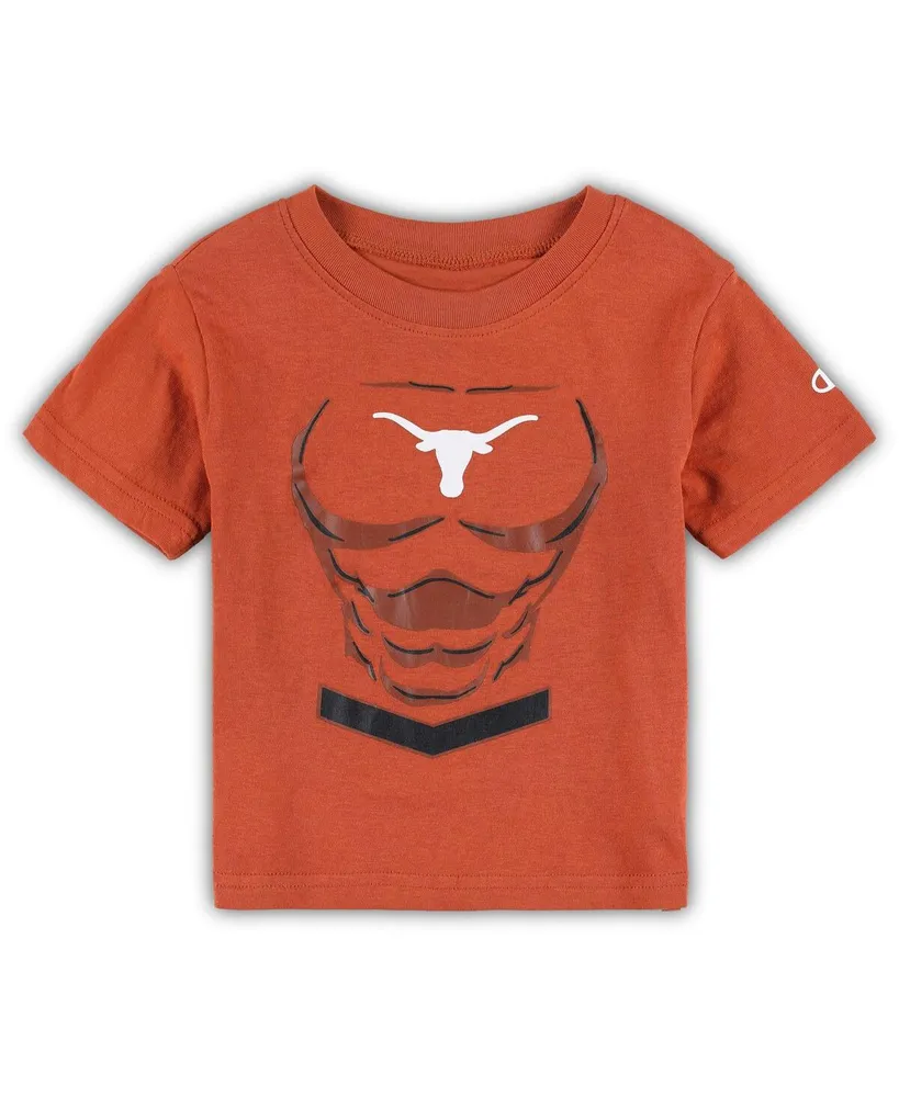 Toddler Boys and Girls Champion Texas Orange Texas Longhorns Super Hero T-shirt