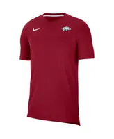 Men's Nike Cardinal Arkansas Razorbacks 2022 Coaches Uv Performance T-shirt