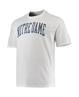 Men's Champion White Notre Dame Fighting Irish Big and Tall Arch Team Logo T-shirt