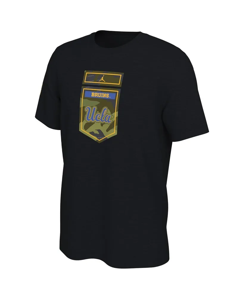 Men's Jordan Black Ucla Bruins Veterans Camo T-shirt