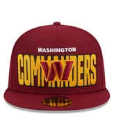 Men's New Era Burgundy Washington Commanders 2023 Nfl Draft 59FIFTY Fitted Hat