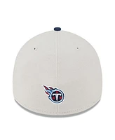 Men's New Era Stone, Navy Tennessee Titans 2023 Nfl Draft 39THIRTY Flex Hat