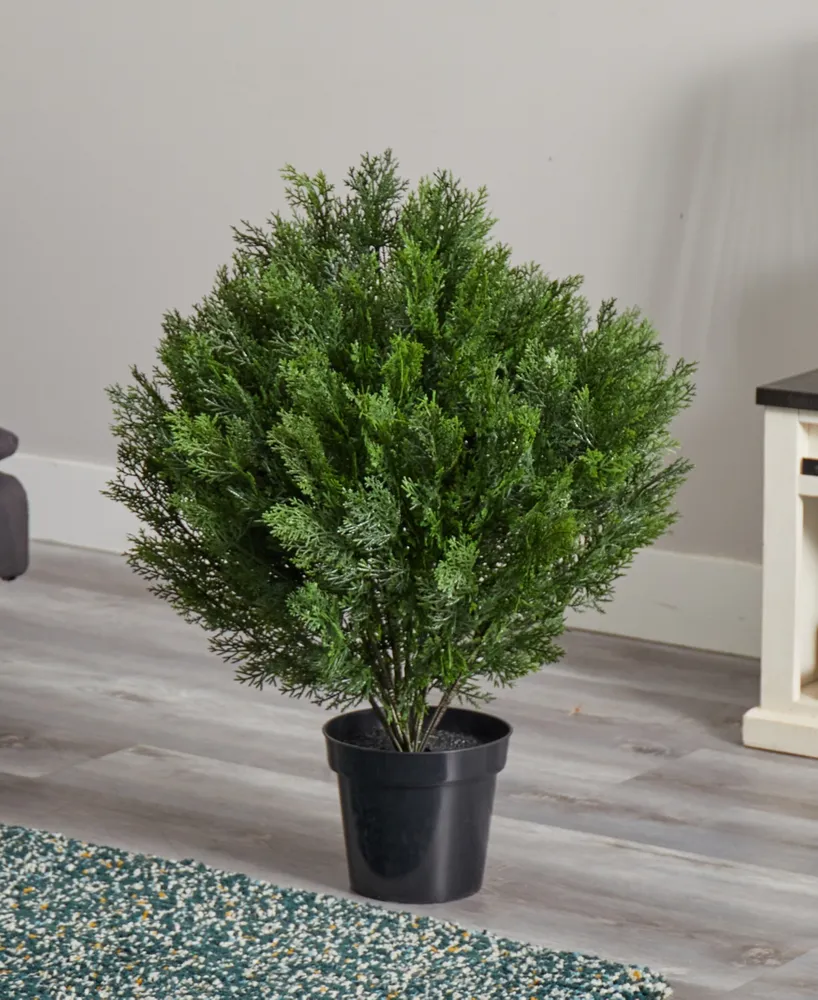 Nearly Natural 3' Cedar Indoor/Outdoor Artificial Bush