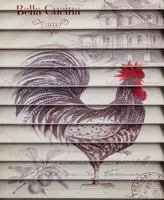 Nearly Natural Rooster Window Shutter Wall Decor