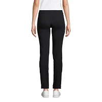 Lands' End Women's Starfish Mid Rise Slim Leg Elastic Waist Pull On Pants