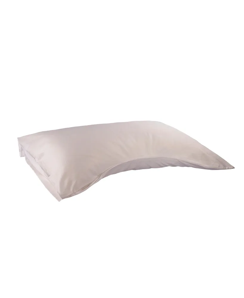 Sleep & Beyond Natural Latex and Wool Pillow, Side Sleeper, Standard - Off