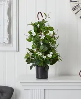 Nearly Natural 24" Stephanotis Artificial Climbing Plant