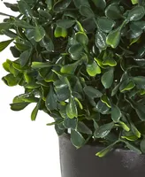 13" Boxwood Topiary Artificial Plant