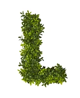 Love Boxwood Artificial Wall Decoration