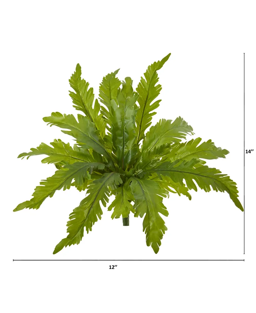Nearly Natural 14" Fern Artificial Plant, Set of 6