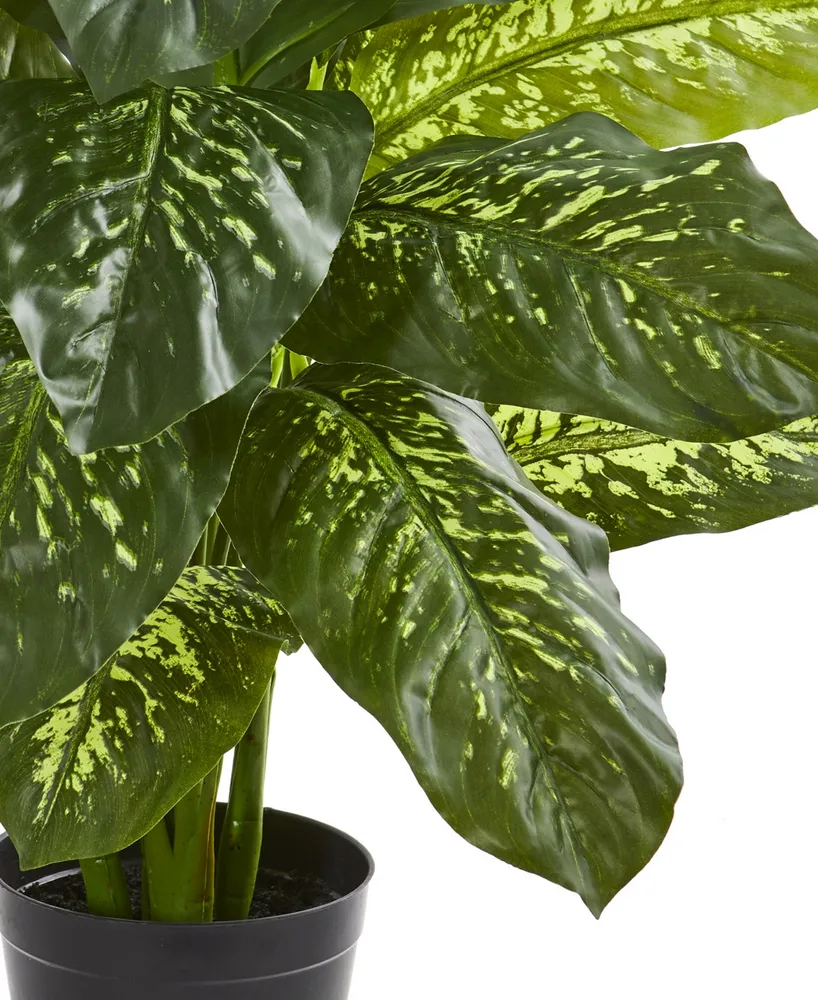 Nearly Natural 34" Dieffenbachia Artificial Plant (Real Touch)