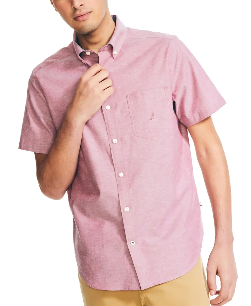 Nautica men's stretch oxford shirt Clearance