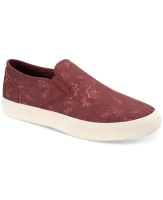 Sun + Stone Men's Reins Floral-Print Slip-On Sneakers, Created for Macy's