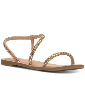 I.n.c. International Concepts Women's Mahlah Embellished Asymmetrical Sandals, Created for Macy's