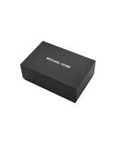 Michael Kors Men's Slim Runway Quartz Chronograph Gold-Tone Stainless Steel Watch 44mm and Slim Card Case Set