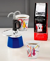 Bialetti Set Mini Express "R" Kandinsky Plus 2 Bicc. 2.8 Oz Coffeemaker