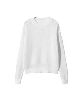 Mango Women's Openwork Knit Sweater