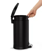 simplehuman 6 Liter Semiround Step Trash Can