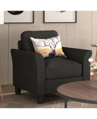 Simplie Fun Living Room Furniture Armrest Single Sofa
