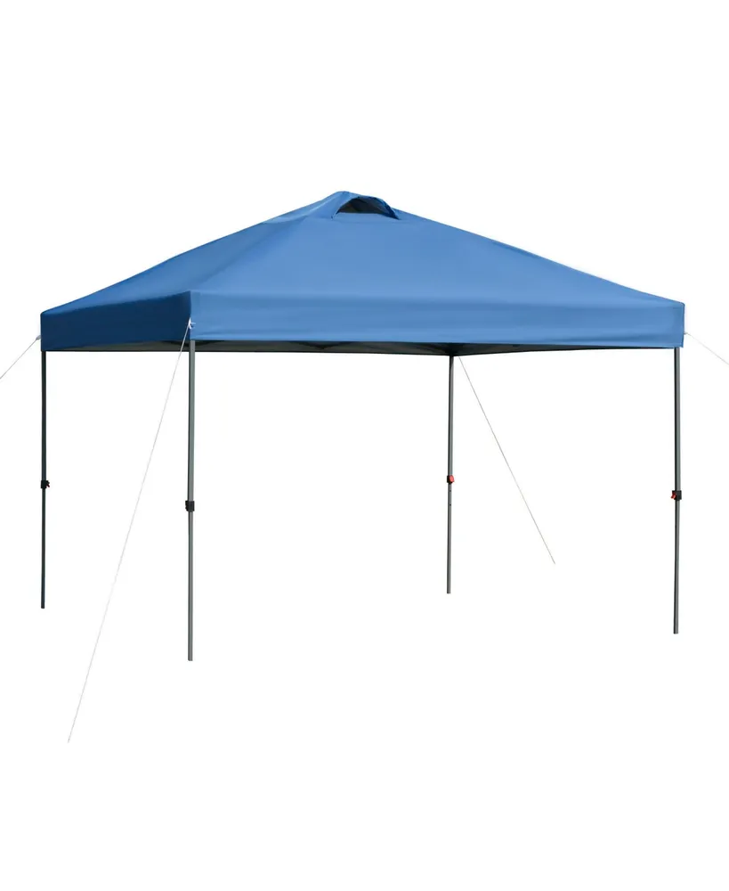 Outsunny 10 ft. x 10 ft. Easy Pop Up Canopy Shade Tent with