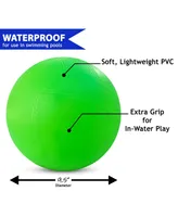 Botabee Youth Swimming Pool and Beach Volleyball | Pool Volleyball with Oversized 30" Circumference for Easy Hitting | Lightweight and Soft Pvc for Ki