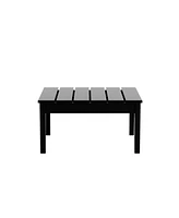 WestinTrends Outdoor Patio Modern Adirondack Coffee Table