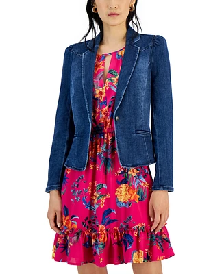 I.n.c. International Concepts Women's Puff-Sleeve Blazer, Created for Macy's