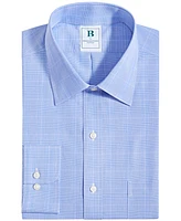 B by Brooks Brothers Men's Regular Fit Non-Iron Glen Plaid Dress Shirt