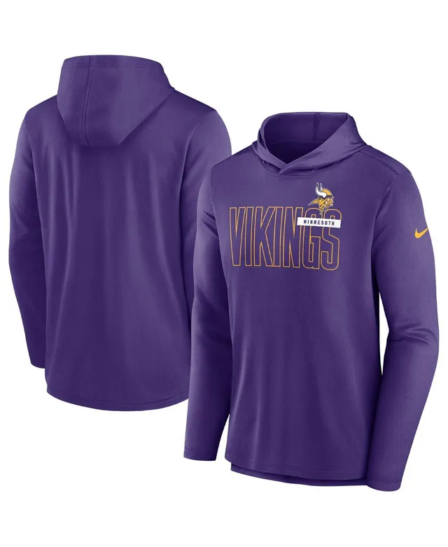 Nike Men's Black Minnesota Vikings Fan Gear Primary Logo Performance Pullover Hoodie - Black