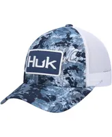 Men's Huk Blue Tide Change Trucker Snapback Hat