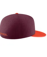 Men's Nike Maroon Virginia Tech Hokies Aero True Baseball Performance Fitted Hat