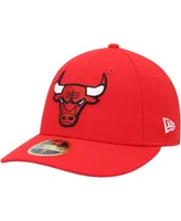 Men's New Era Red Chicago Bulls Team Low Profile 59FIFTY Fitted Hat