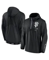 Men's Nike Black San Francisco Giants Night Game Half-Zip Hoodie