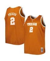 Men's Mitchell & Ness Pj Tucker Texas Orange Longhorns Big and Tall Swingman Jersey