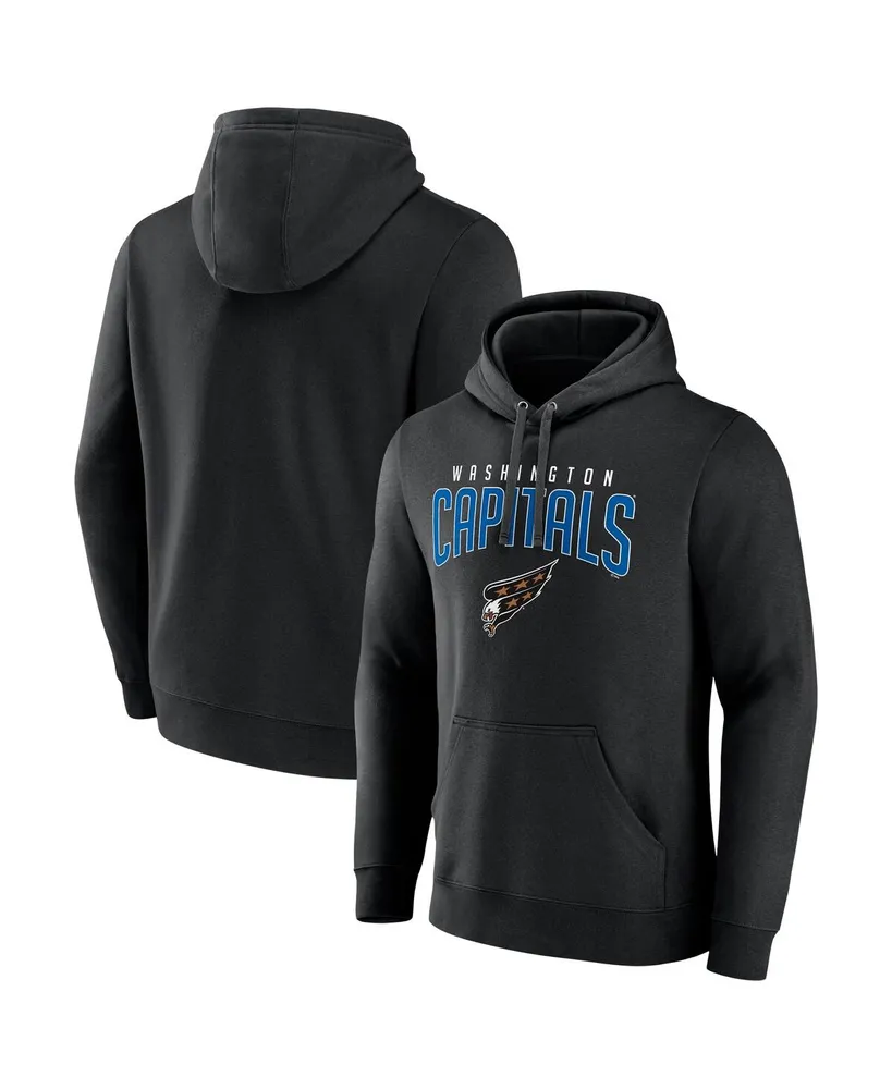 Men's Fanatics Black Washington Capitals Special Edition 2.0 Big and Tall Wordmark Pullover Hoodie